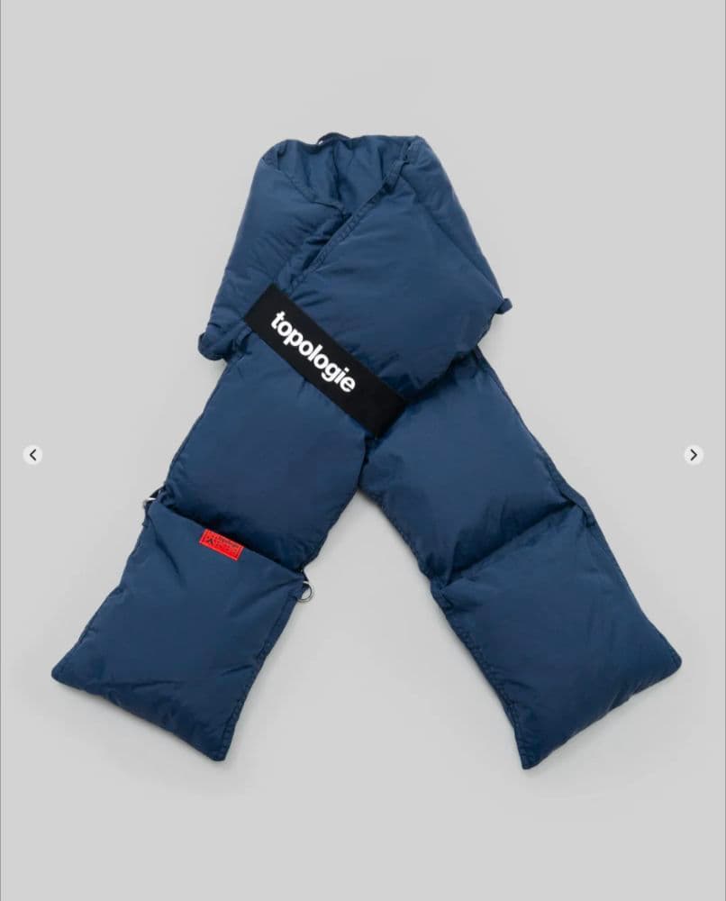 topologie マフラー Puffer Scarf Marine Blue - メルカリ