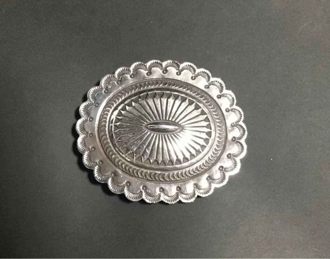 シルバーバックル　インディアン　ネイティブ ターコイズバックル インディアンジュエリー/ネイティブアメリカン