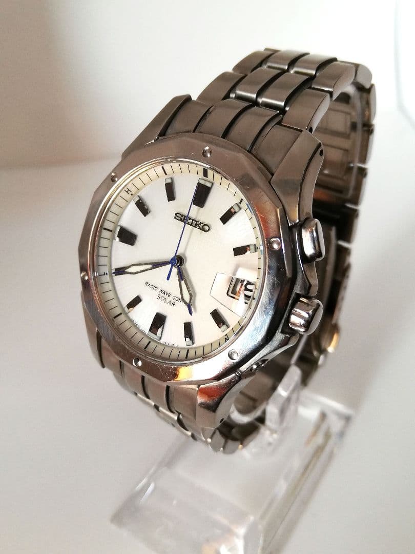 電波ソーラー、希少】SEIKO セイコー ブライツ チタン 7B22-0BA0