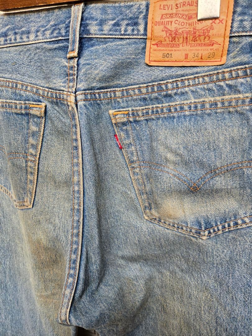 断捨離】90s Levi's501xx USA製 刻印520 W34 濃淡良し - メルカリ