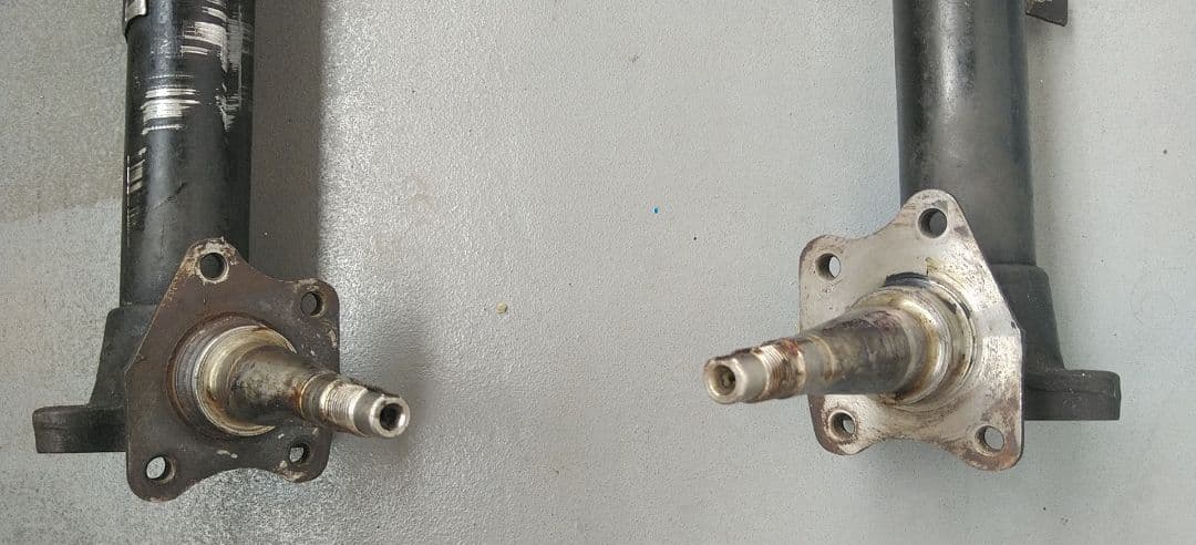 AE86 ネジ式 車高調 フロント 🏂 ショック スピンドル 純正長