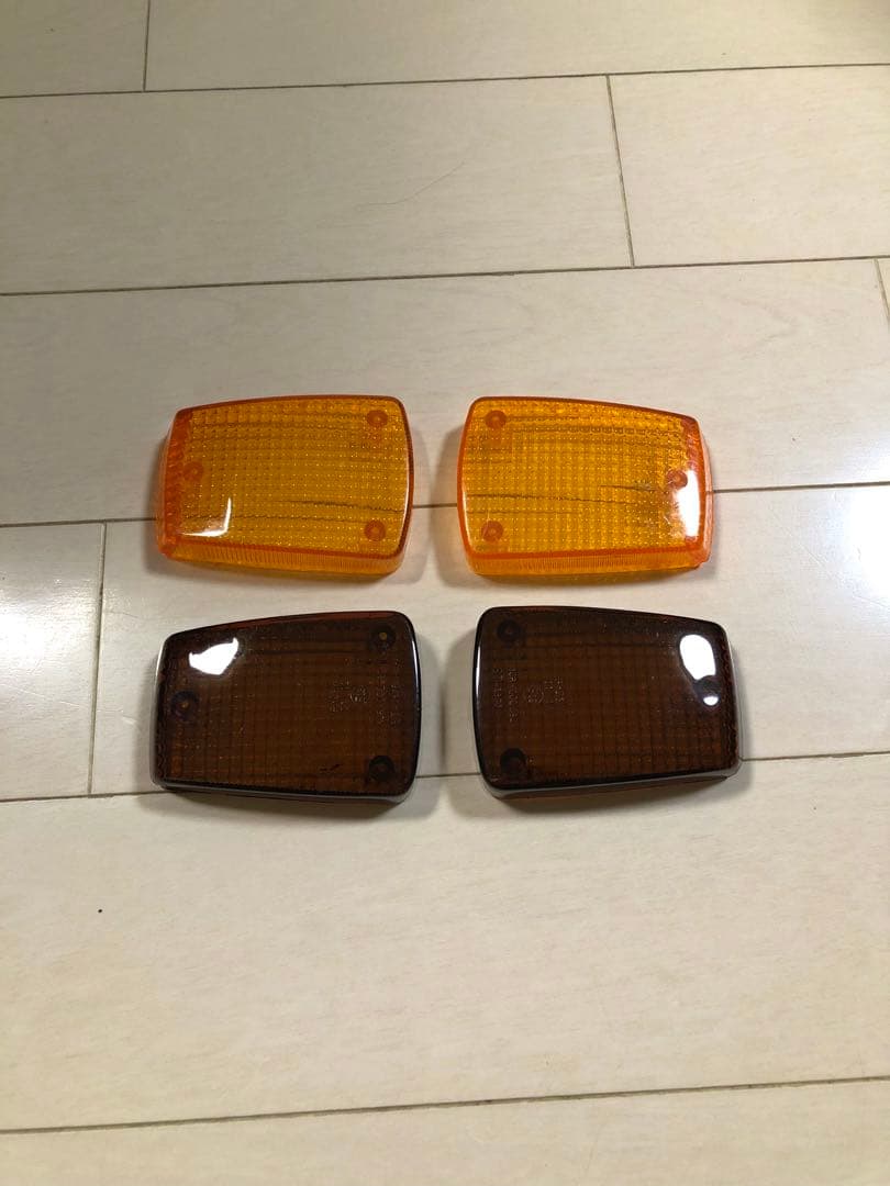 CBX400F オレンジ スモーク ウインカーレンズ 純正タイプ スモーク