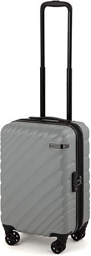 ACE株式会社 Sサイズキャリーケース『オーバル２』グレー色 未使用品 Ace（エース） オーバル スーツケース 90L 111L 70cm 4.2kg 8〜10泊 4