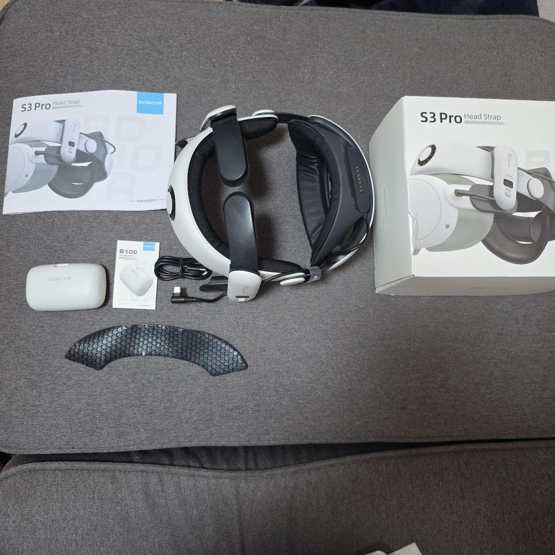 BoboVR S3 Pro  Quest3向けバッテリーストラップ BOBOVR S3 Pro バッテリーストラップ for Meta Quest 3 & Quest 3S