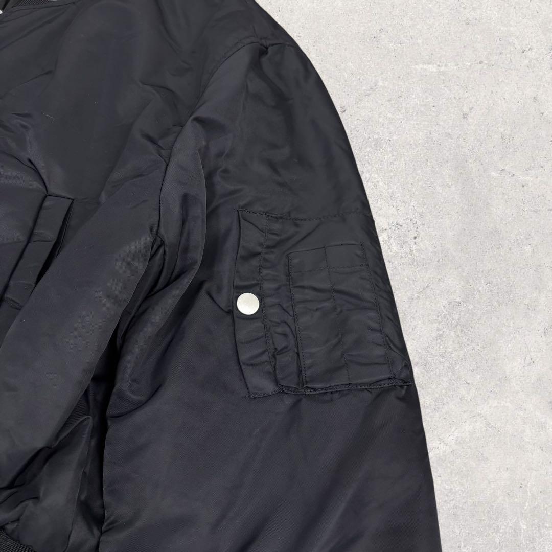 ♡S♡様専用ZARA クロップド MA-1 ボンバージャケット ブラック XXL