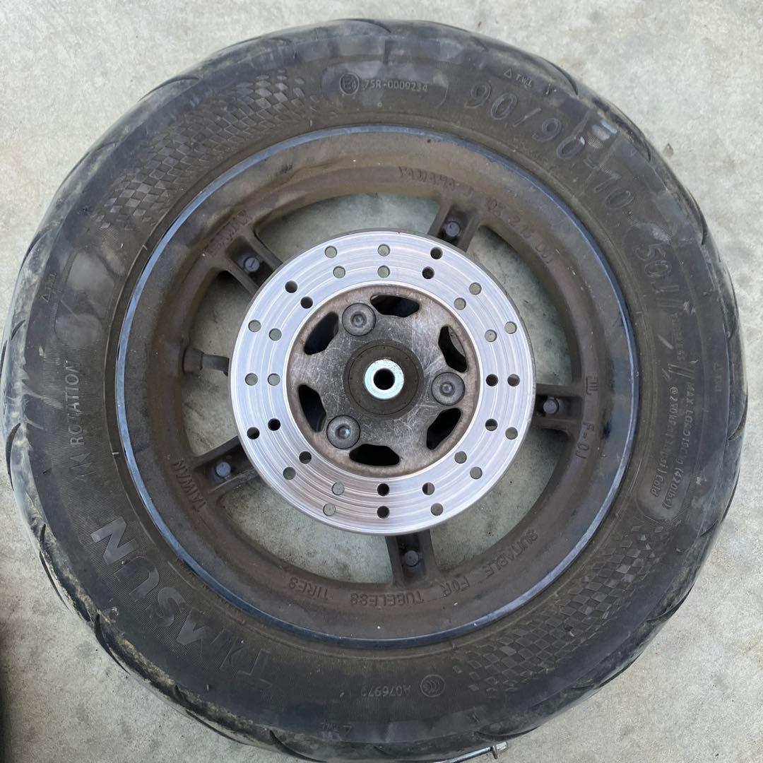 ヤマハsa56j純正タイヤホイールフロントフォーク付きsa39jsa58j - メルカリ