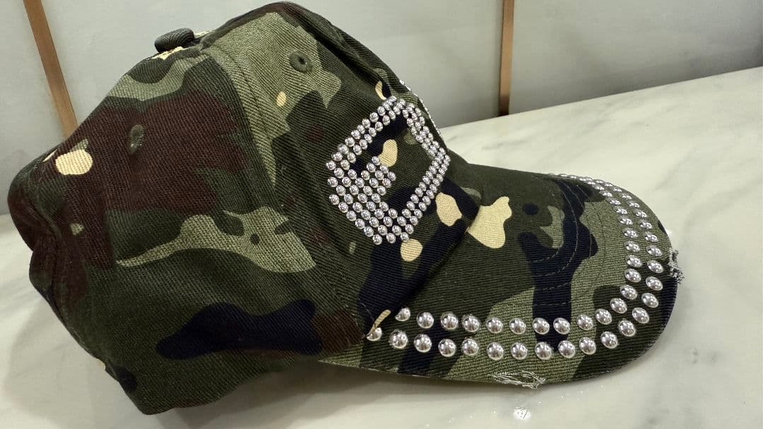 BEEDEN BD スタッズ ダメージキャップ マルチカラー 未使用 迷彩#15