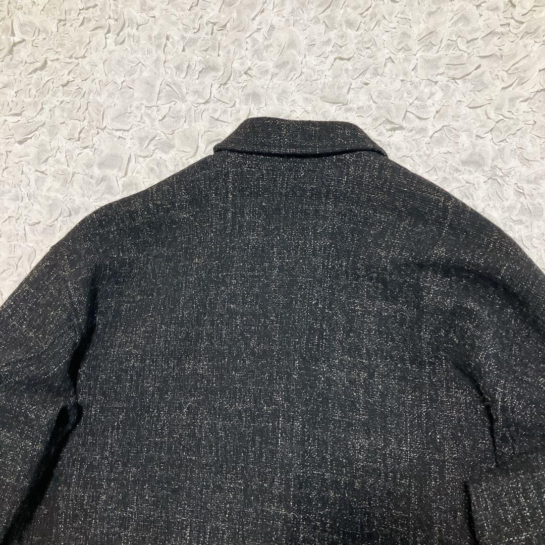 Y's for men【初期タグ】ブルゾン ツイード ジップ 黒 - メルカリ