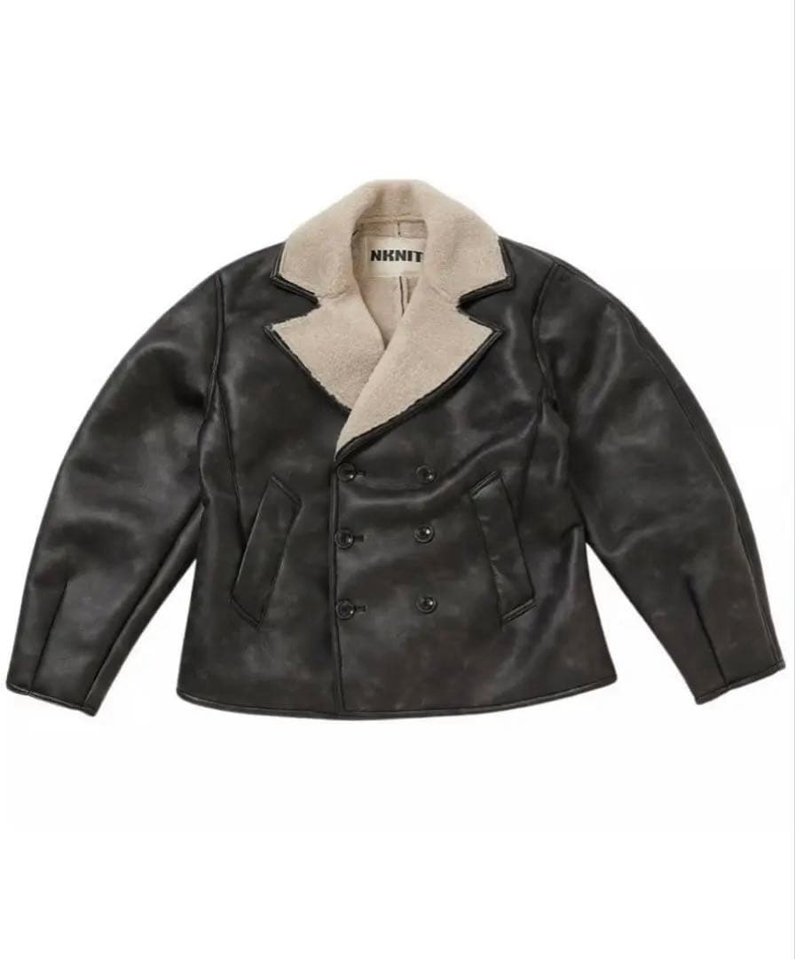 NKNIT ンニット ジャケット 黒 - メルカリ