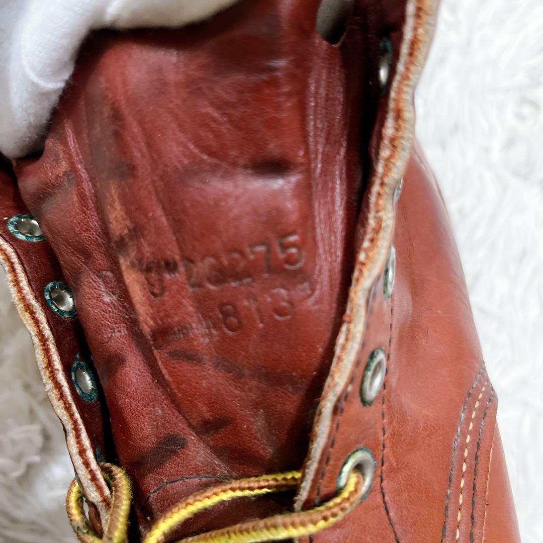 90s レッド ウィング 8131 刺繍羽タグ アイリッシュセッター - メルカリ