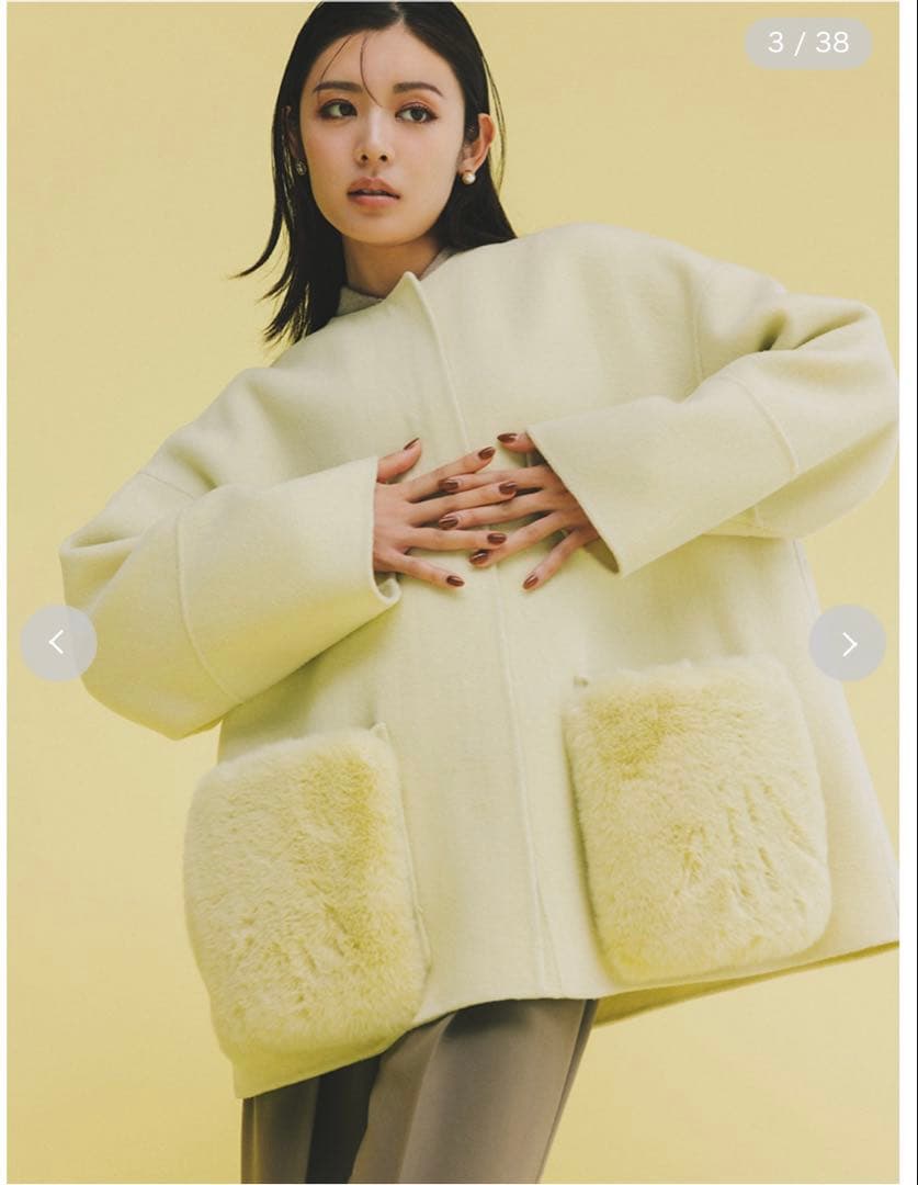 完売色♥️新作新品✨ MilaOwen 2wayファーポケットリバーコート