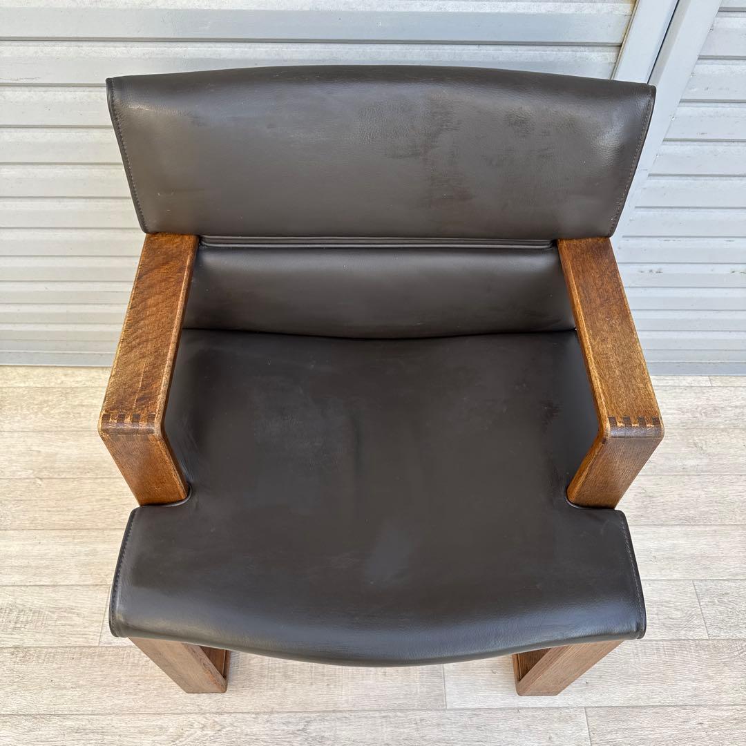 カンディハウス ボルス ダイニング アームチェア 本革 - メルカリ