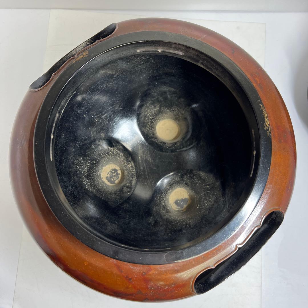 角谷莎村 風炉釜 共箱 7.8㌔ 東Y7-1106①タルサ - メルカリ