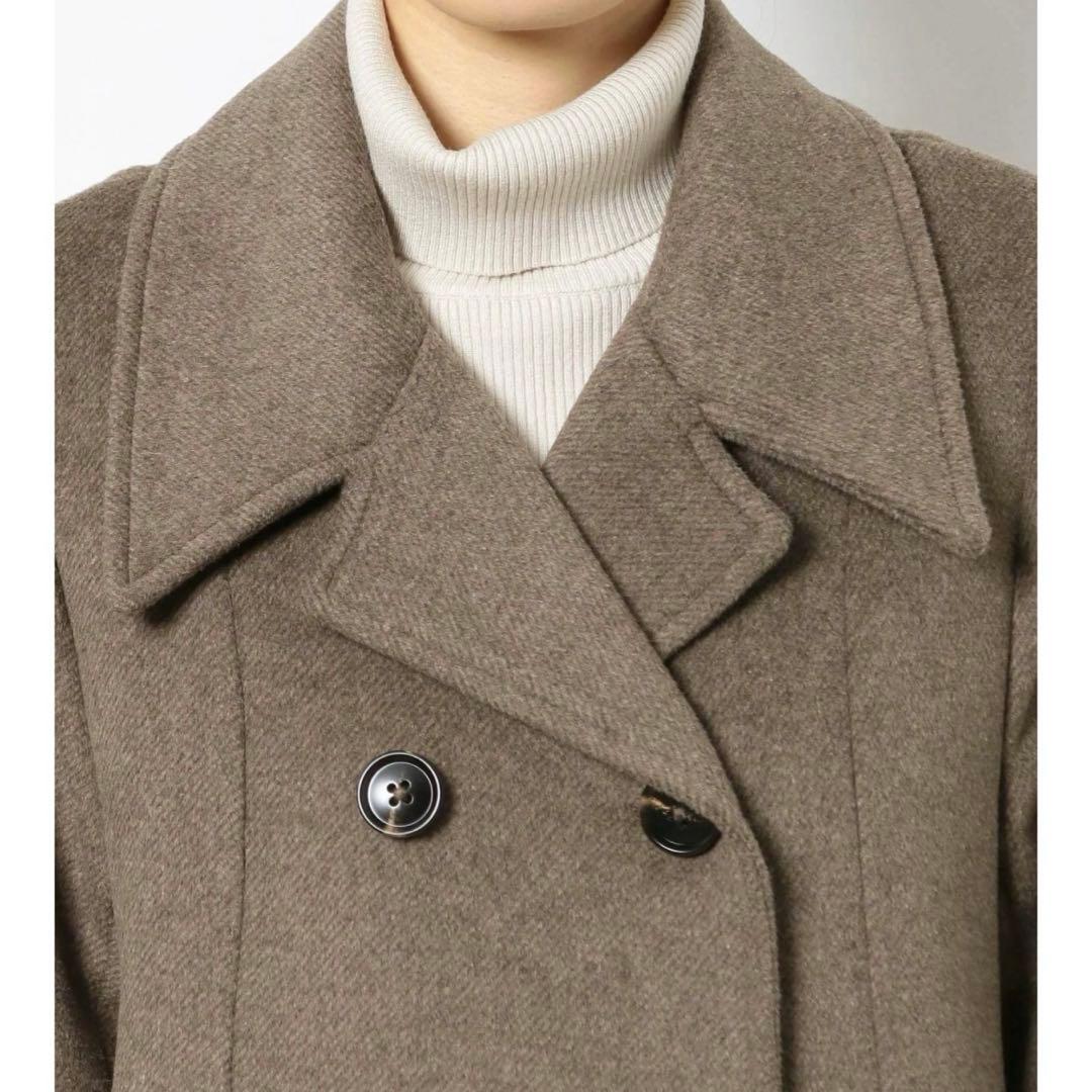 MURUA ダブルマキシチェスターコート ロングコート ブラウン - メルカリ