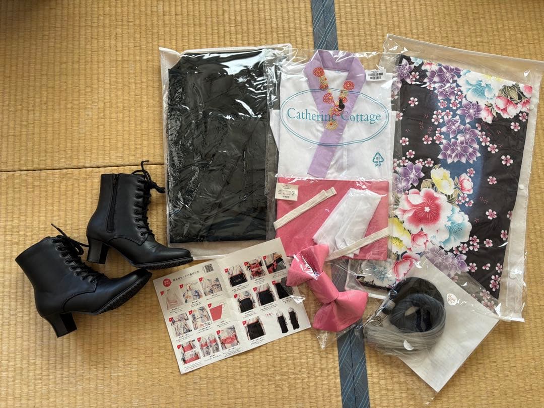 《簡易袴１４０》説明書つき７点セット‼️＋１❗️ エクステリング　ブーツ付き