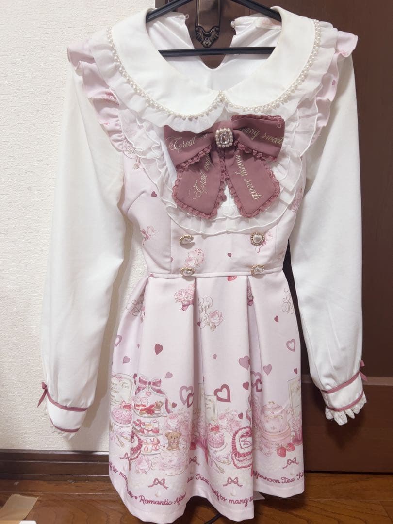 リズリサ LIZLISA アフタヌーンティー柄 セットアップ オリジナル