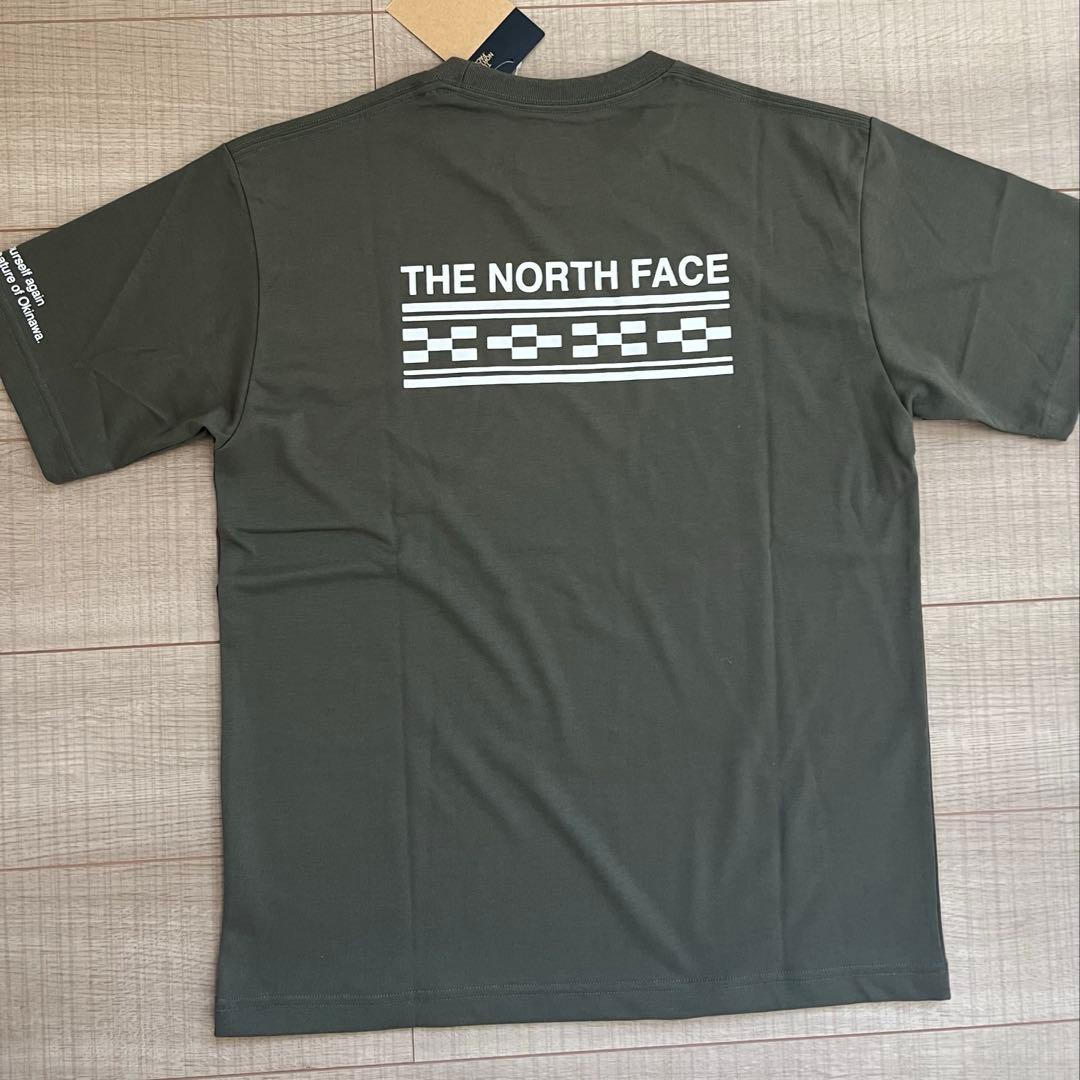 石垣島限定 ノースフェイス ミンサー柄TシャツNorthface ショッパー