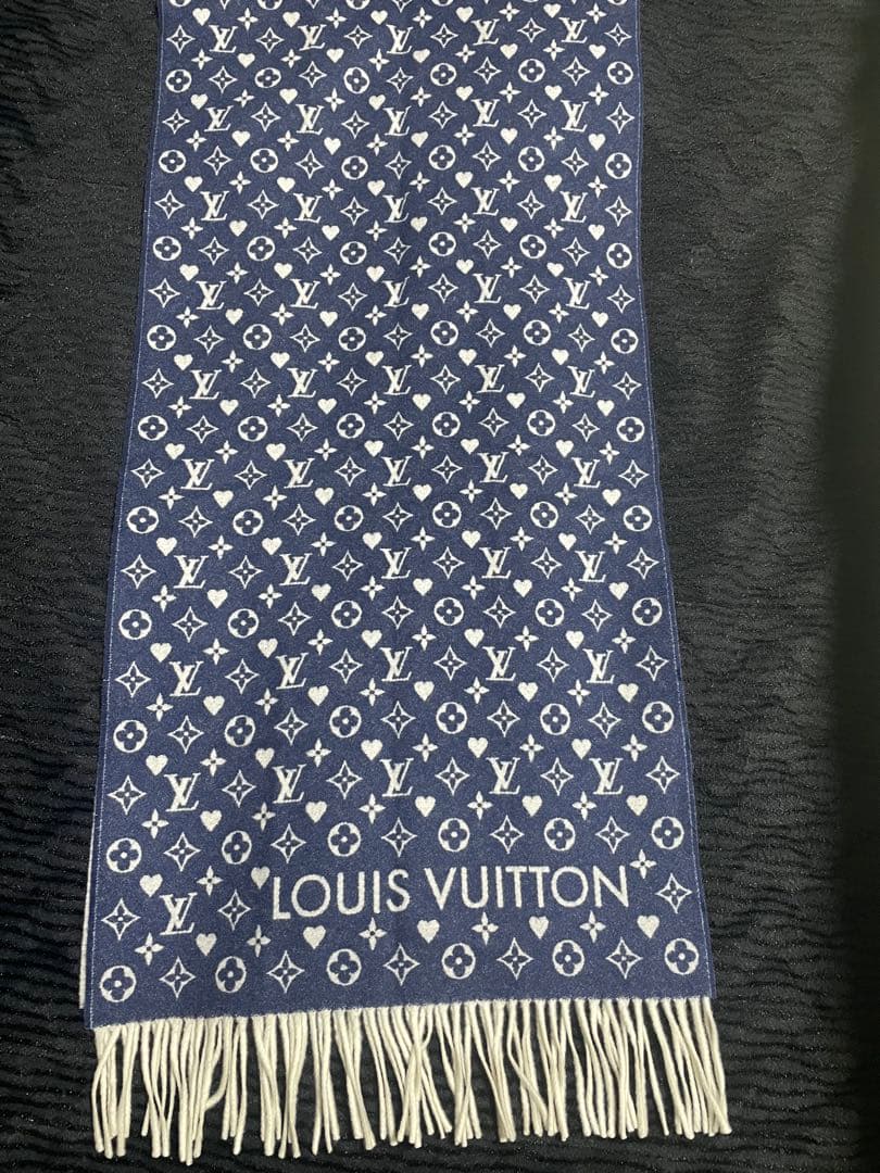 超美品LOUIS VUITTON ルイ ヴィトン マフラー モノグラム LOUIS VUITTON（ルイ・ヴィトン） 【極美品】LOUIS VUITTON マフラー
