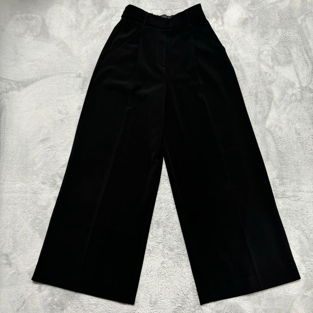 PLST☆ジャケット新品☆ポリノーカラージャケットとワイドパンツ