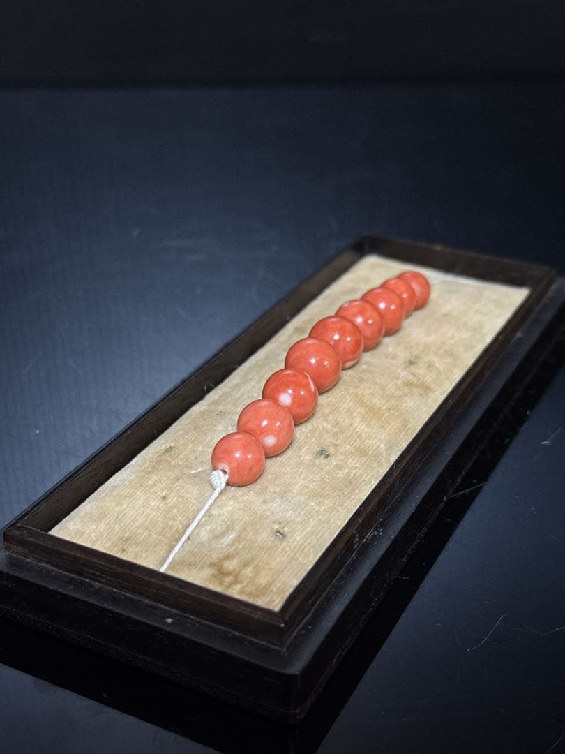 時代 本珊瑚 玉 緒締玉 髪飾 唐木箱付 - メルカリ