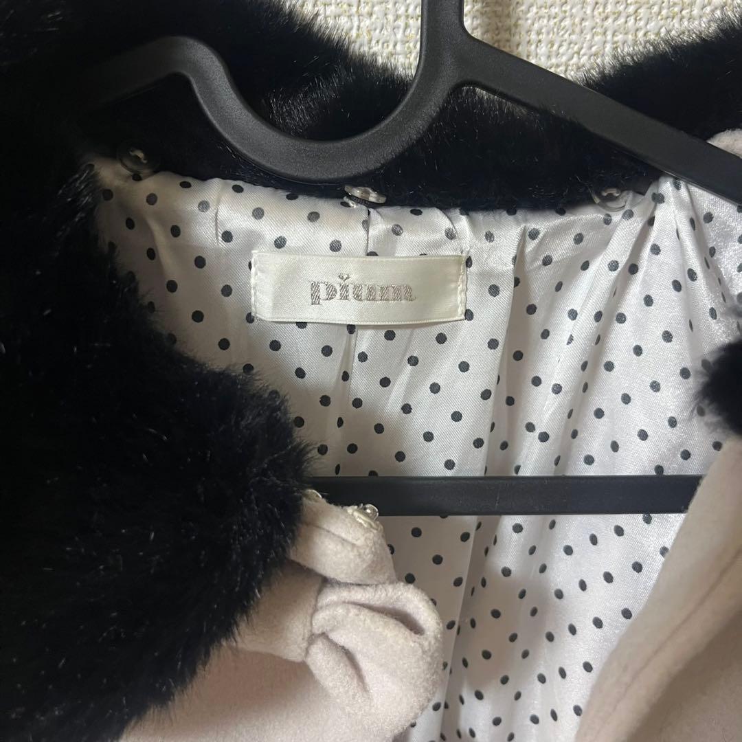 ☆ pium ピウム コート ピンク×ブラック ☆ - メルカリ