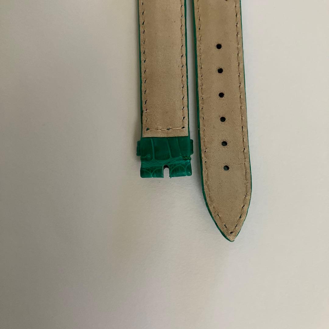 ショパール ハッピースポーツ クロコダイル ベルト グリーン 緑 未使用
