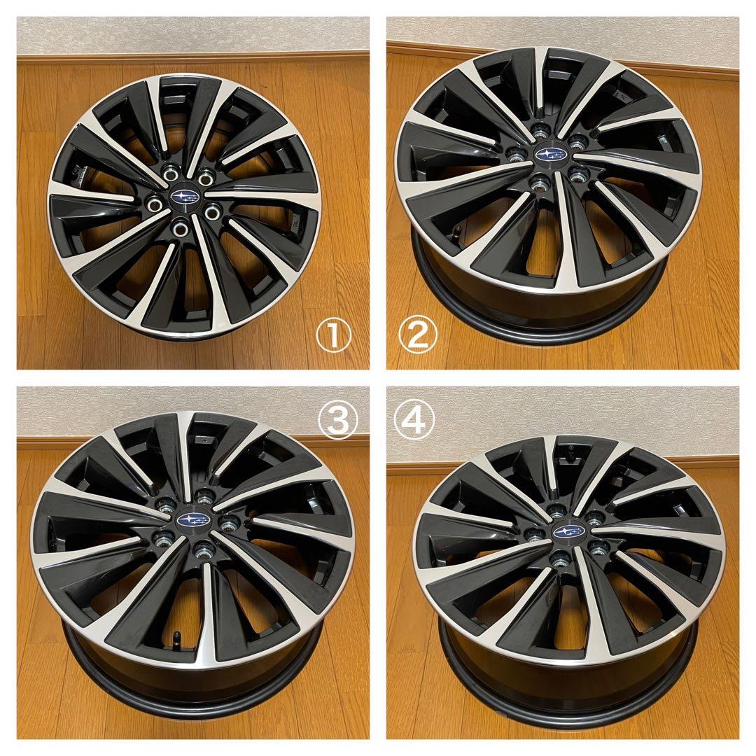 新車外し】・【4本セット】スバル VNレヴォーグ 純正18インチ ホイール