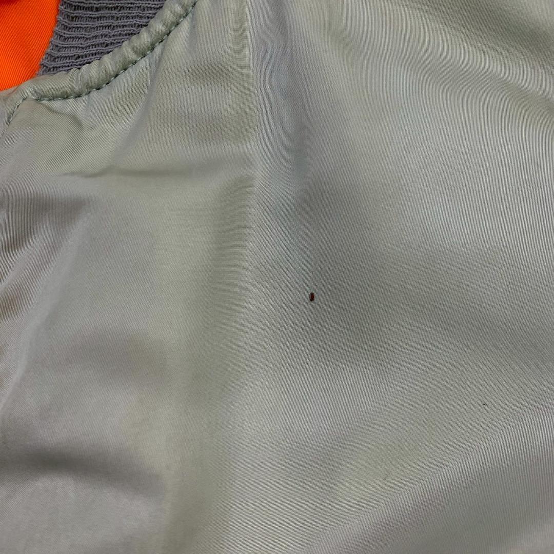 希少カラー☆ 90s USA製 ALPHA MA-1 シルバー L D821 - メルカリ