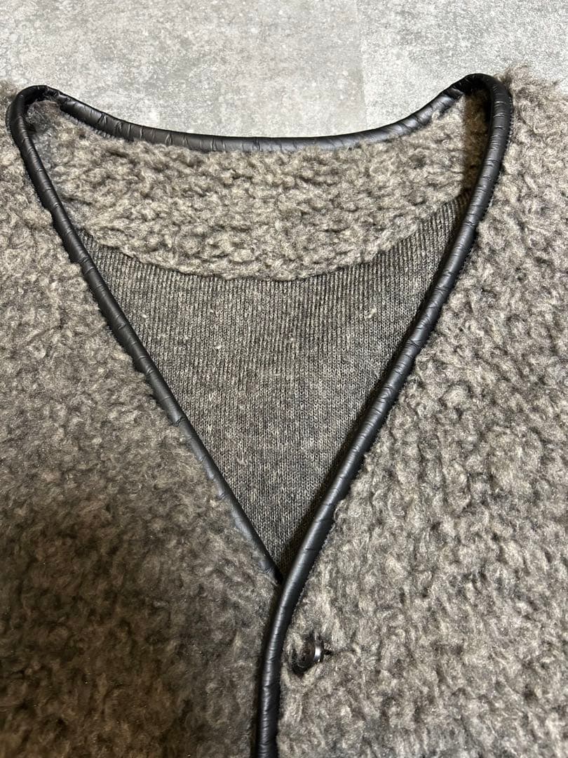 ○最終価格○La Favola（ラファーボラ）ボアフリースカーディガン