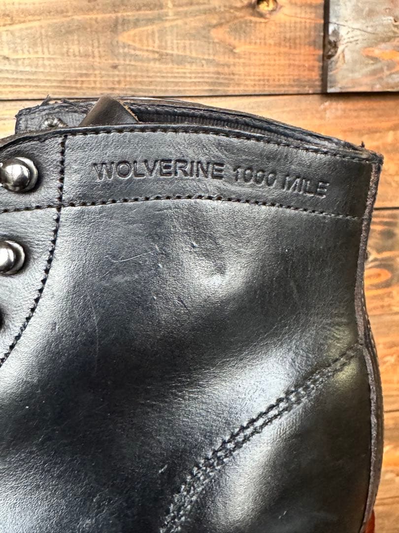 【ほぼ新品 8½D】WOLVERINE 1000MILEBOOTS 26.5cm