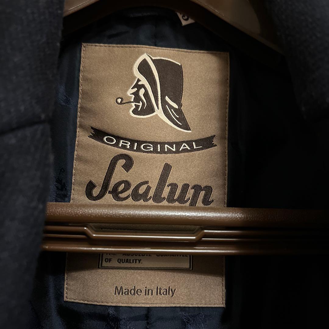 定価20万超え Sealup Pコート Genova 44 Navy - メルカリ