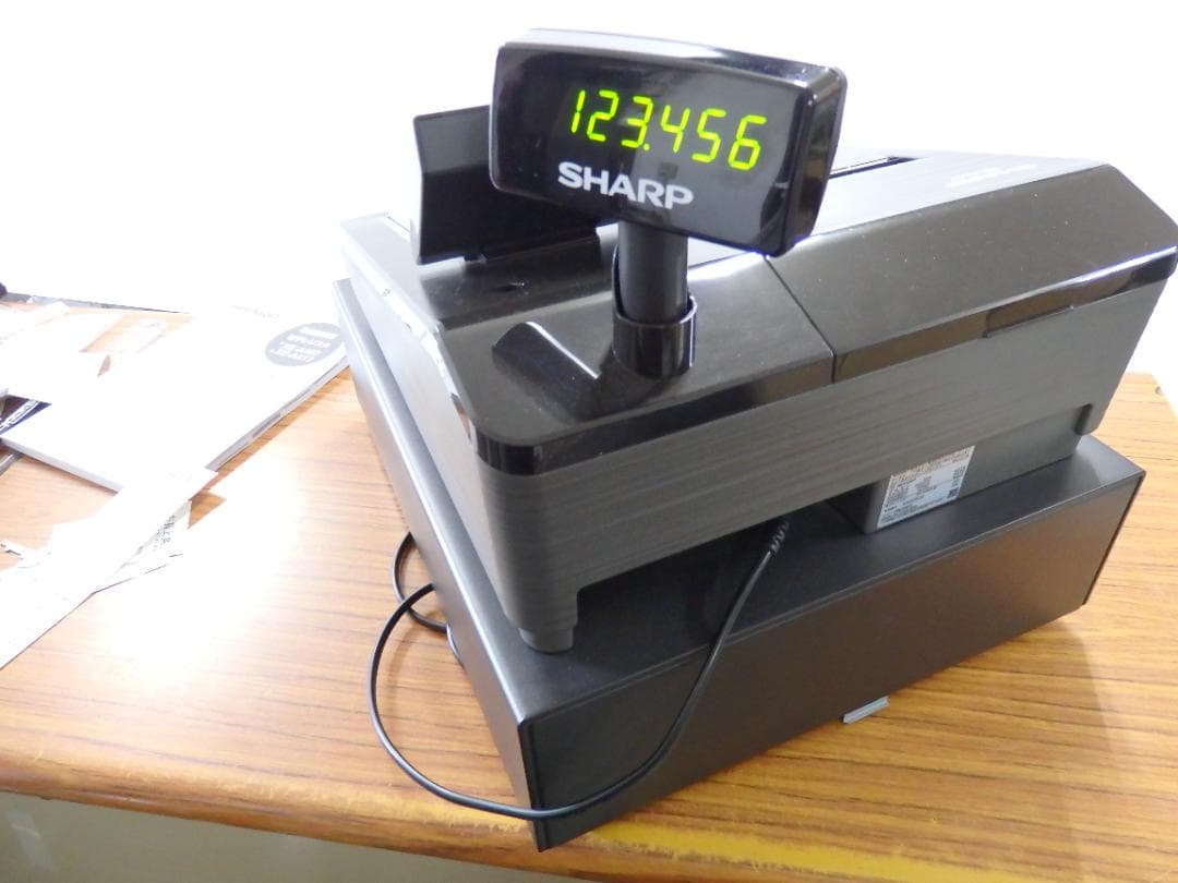 4220 美品 設定無料 SHARP XE-A407 レジスター オートカッター - メルカリ