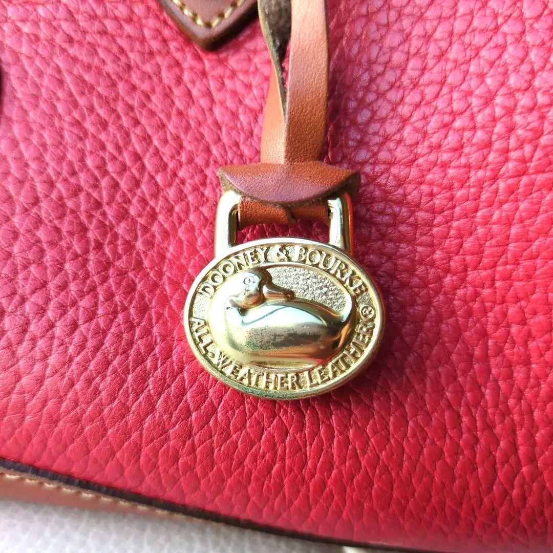美品】DOONEY&BOURKE 赤 希少 ミニボストン レザー - メルカリ