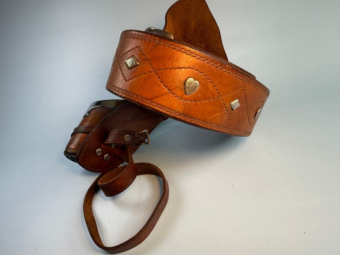 ファストドロー用カスタムホルスターU.S ERNIE.HILL製（Used)