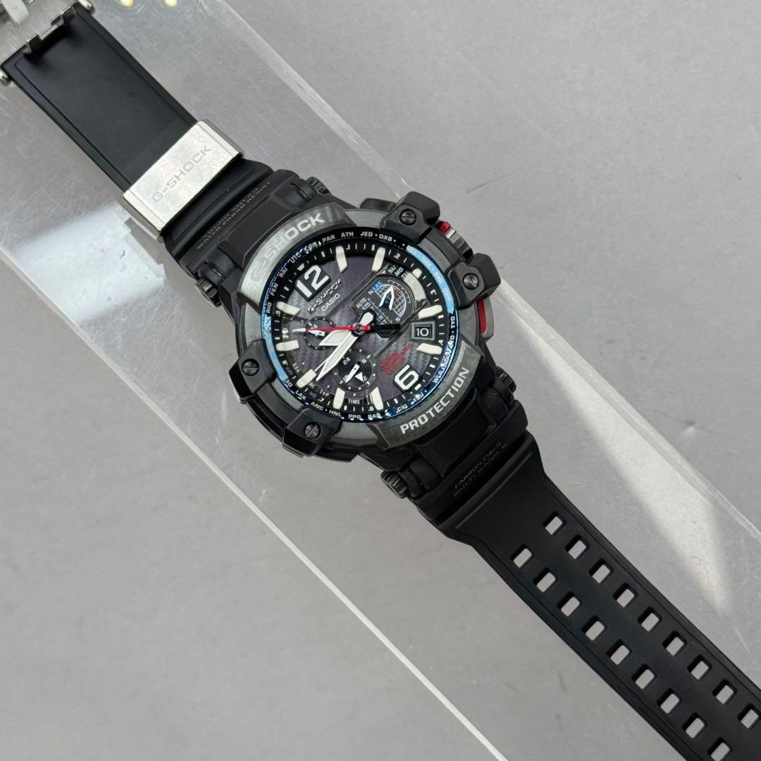 極美品 G-SHOCK GPS電波ソーラー GPW-1000 ブラック ブルー - メルカリ