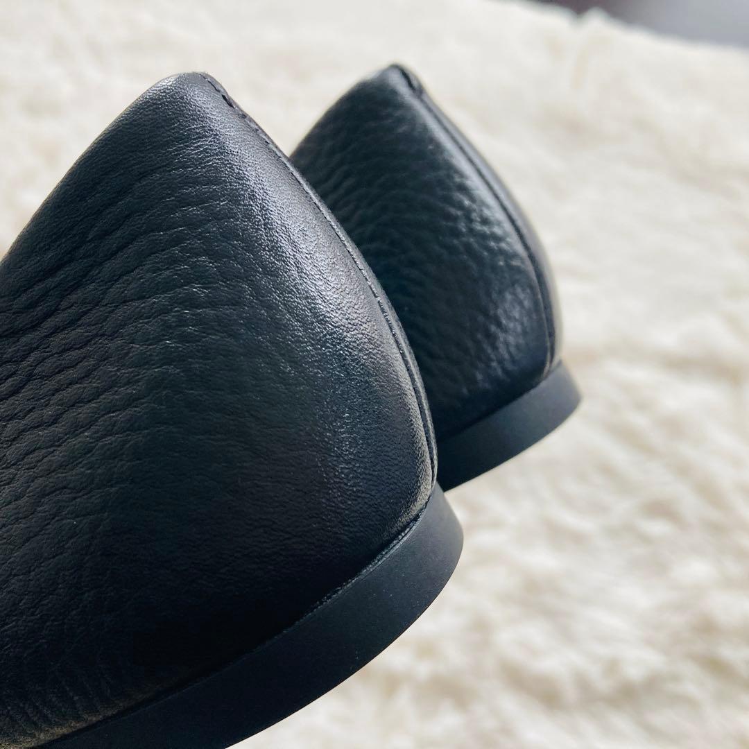 極美品】トリーバーチ チェルシー フラットシューズ レザー シボ加工