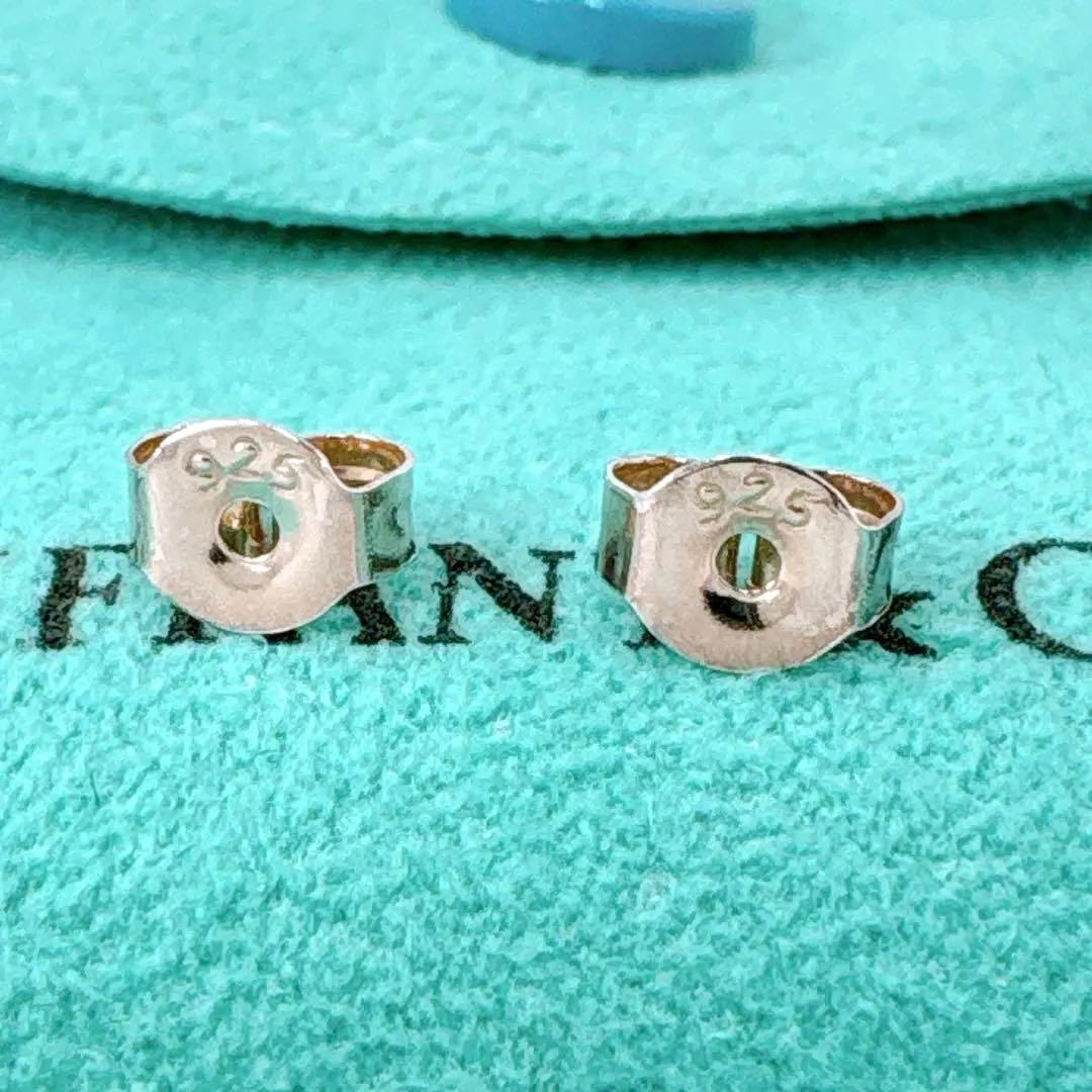 極美品 オールドティファニー キス ピアス キャッチ社外品 シルバー925