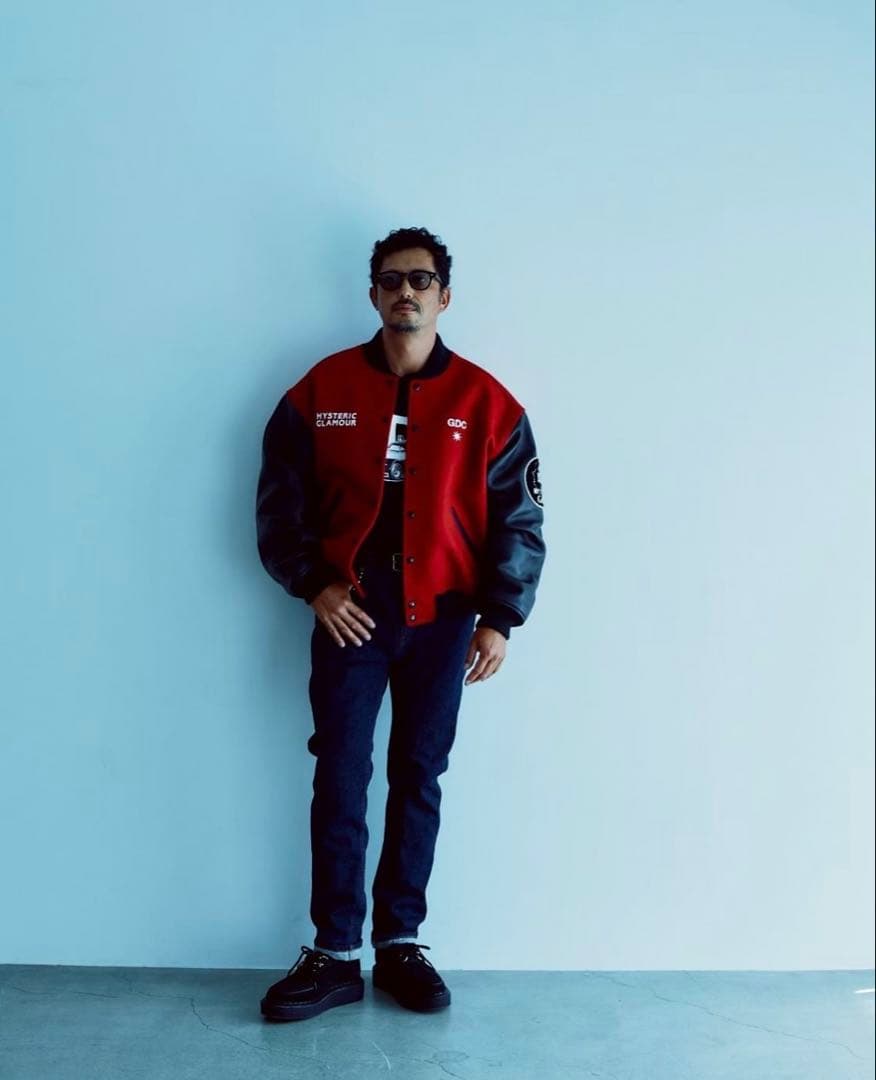 レッド HYSTERIC GLAMOUR GDC スタジャン XL キムタク - メルカリ