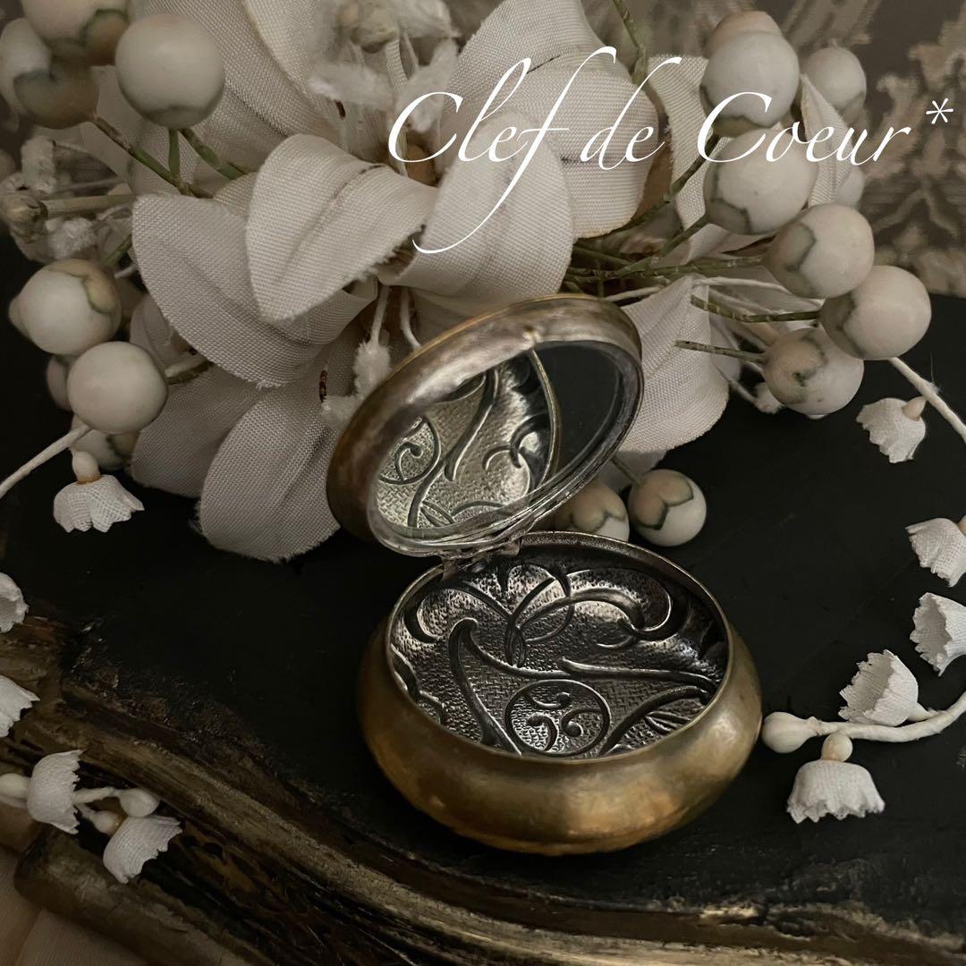 0126C フランスアンティーク カルネドバル & パウダーケース オルモル