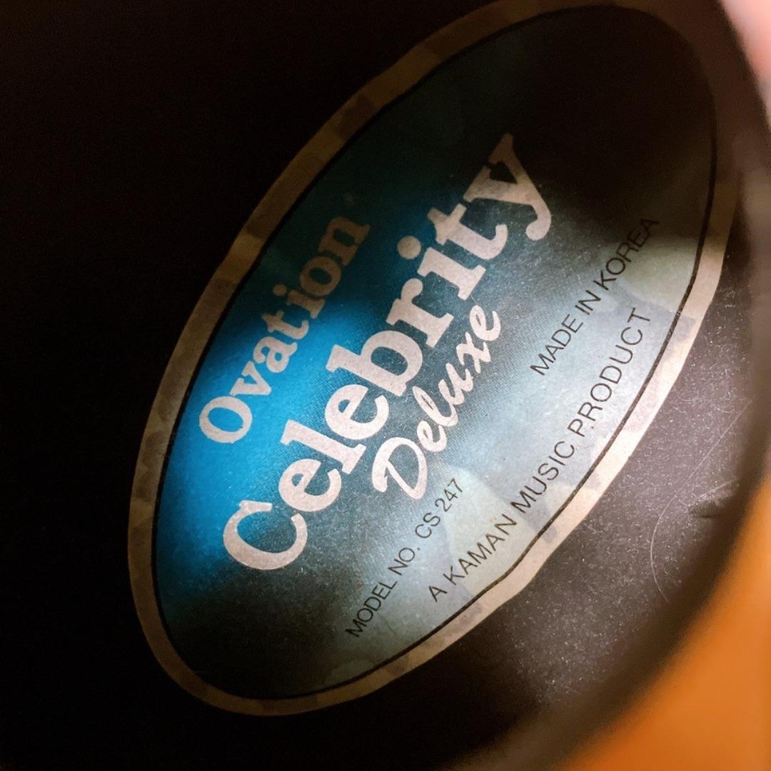 Ovation Celebrity Deluxe CS247 エレアコ ギター - メルカリ