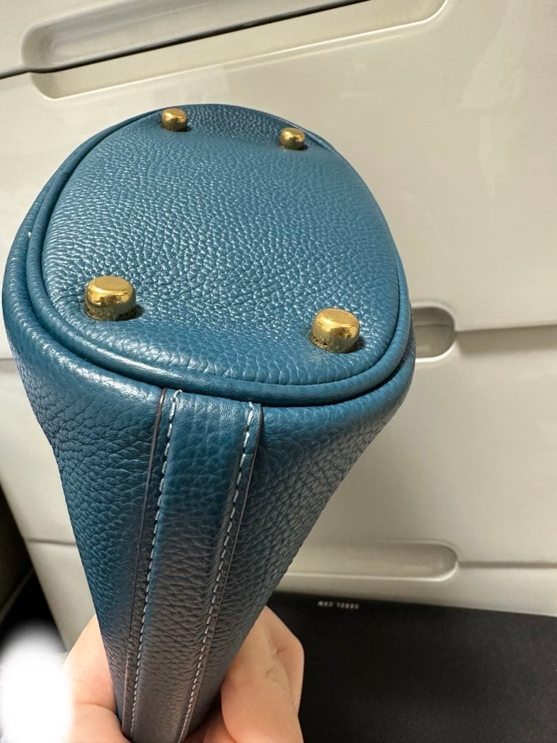 coach ウィロウ19 ソフト バケット バッグ ブラス/マリン - メルカリ