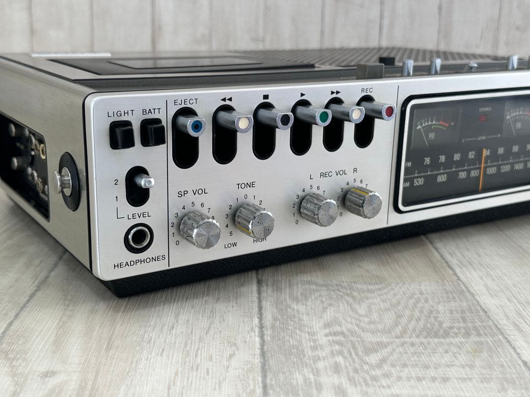 動作品・希少】SONYソニー ラジカセCF-2700 名機ラジオ専用ベルト付