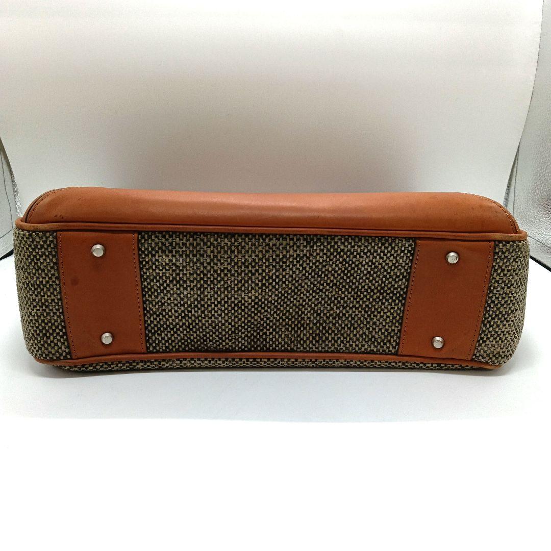 Hartmann ブラウン ベージュ トートバッグ レザー 上291