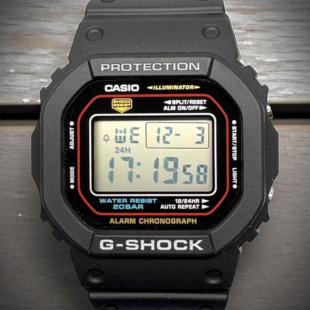 【美品】CASIO G-SHOCK　DW-5600RL-1JF　ブラック DW-5600RL-1JF | CASIO