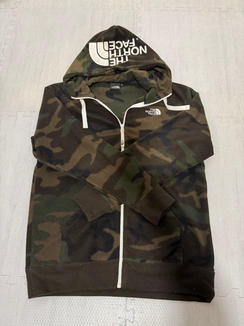 THE NORTH FACE 迷彩柄パーカー Lサイズ S115888625 - トップス値下げ