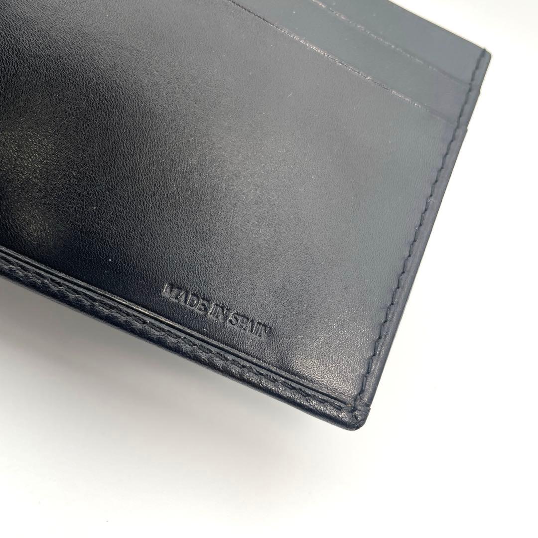 ロエベ 長財布 二つ折り ブラック レザー 保管袋付き スリム LOEWE 二