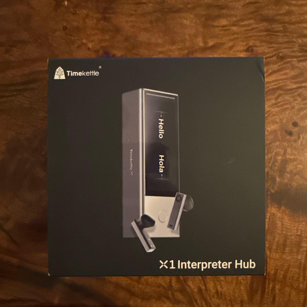 【美品】Timekettle X1 Interpreter Hub X1 AI Interpreter Hub – Timekettle