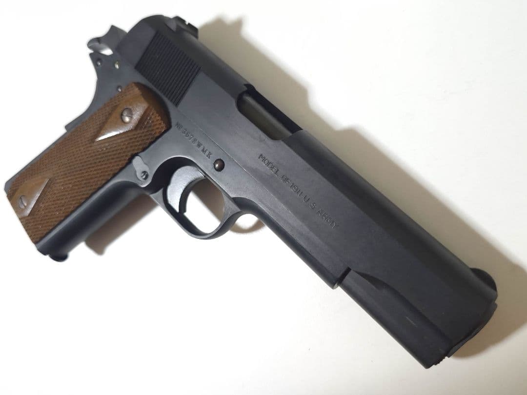 WA M1911 U.S.ARMY カーボンブラックHW ガバメント A1