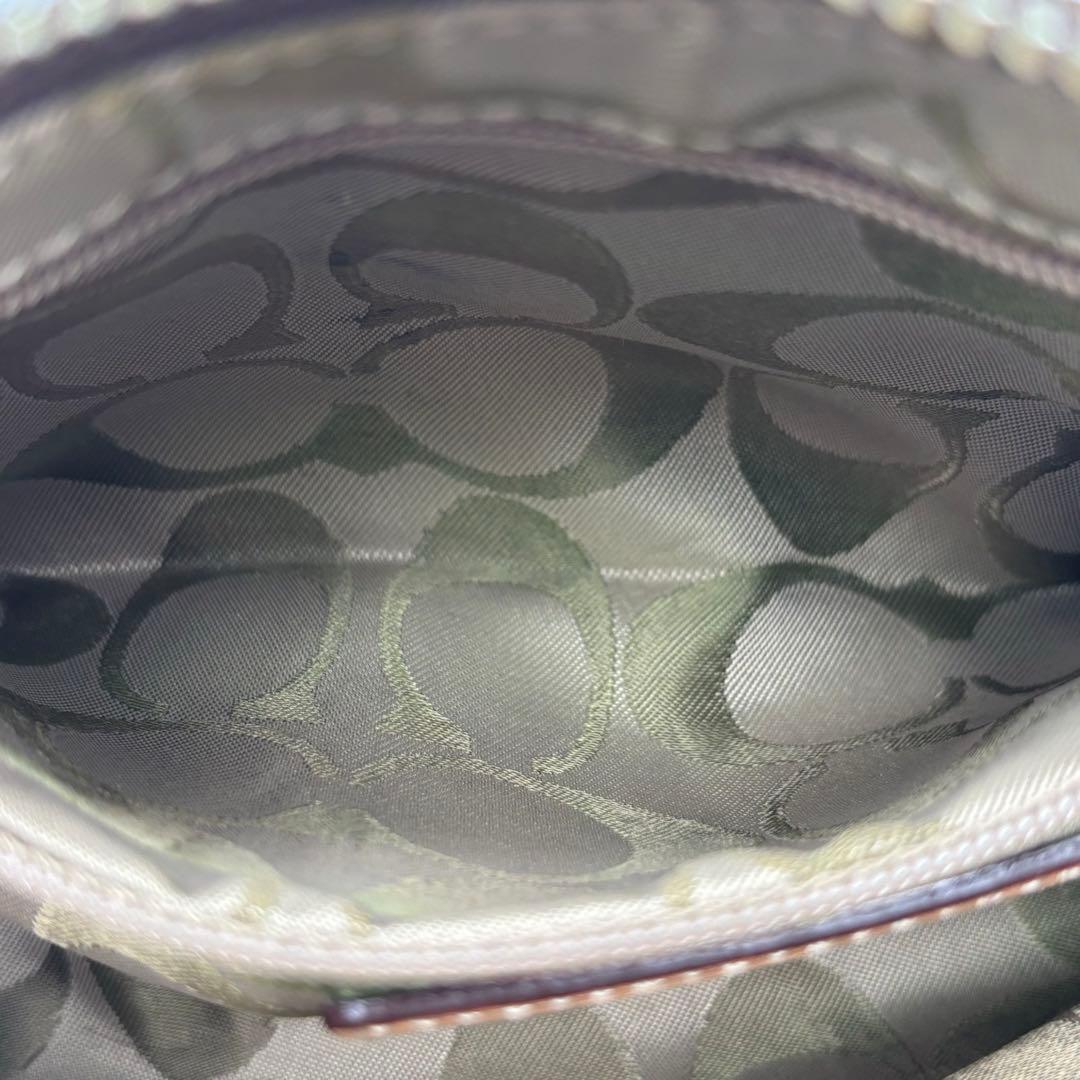 希少 COACH コーチ ミニ アクセサリーポーチ シグネチャー パッチ