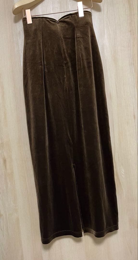 オンライン 通販ファッション - aere アエレ high waist velours skirt